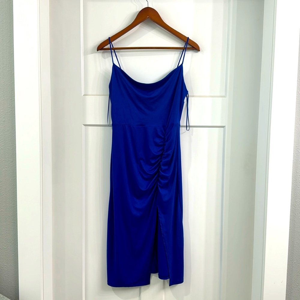 NWOT Royal Blue Midi Dress